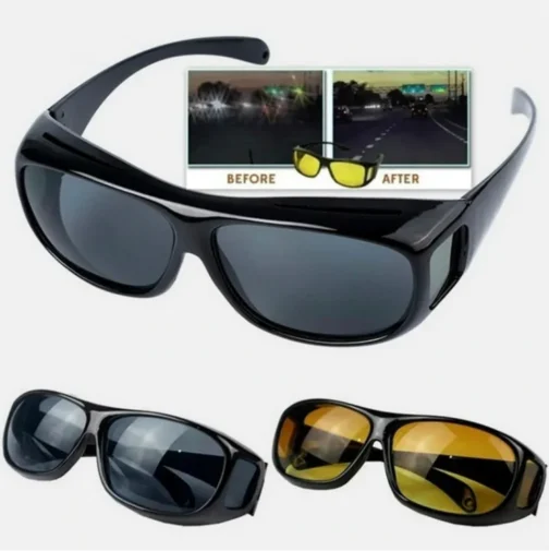 HD Vision сет очила за денско и ноќно возење